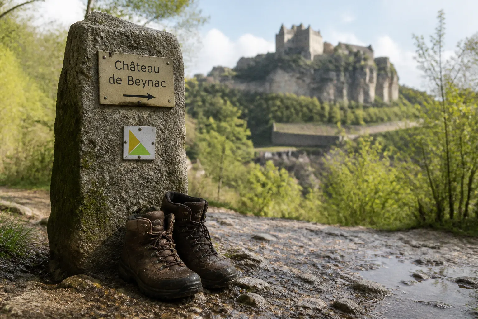 Beynac to Castelnaud Trail: The Castle Route