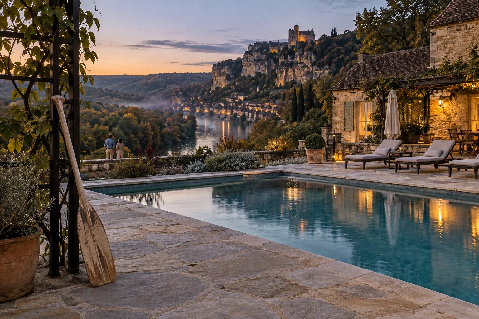 Dordogne river kayaking: finding the perfect time of day