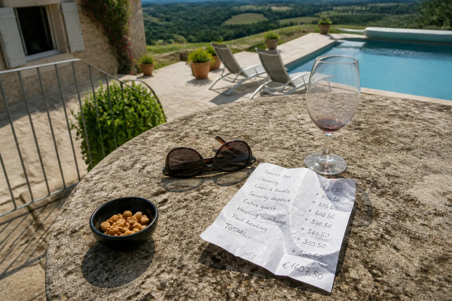 Hidden fees in luxury Dordogne villa rentals